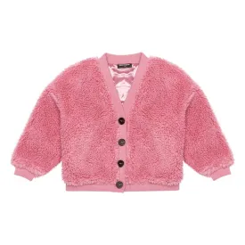 Rock Your Kid Pink Sherpa Cardigans