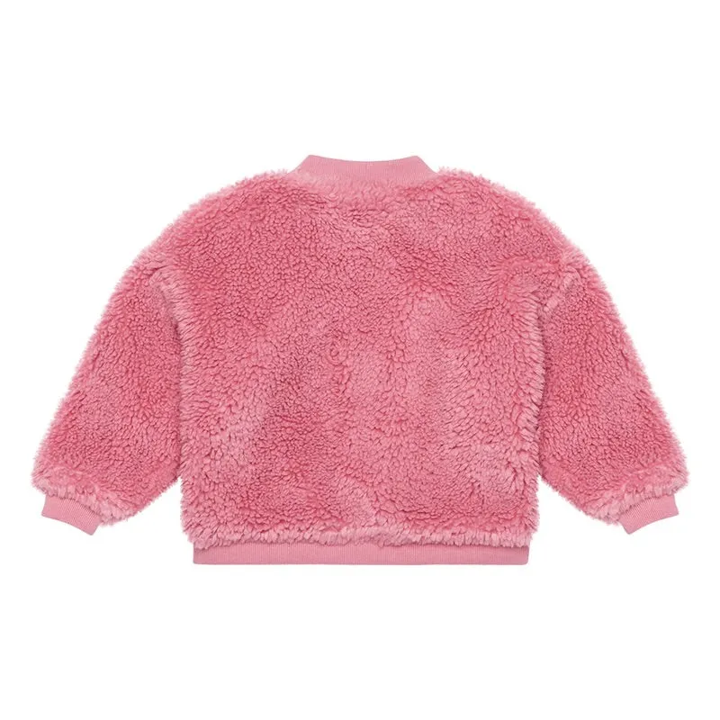 Rock Your Kid Pink Sherpa Cardigans