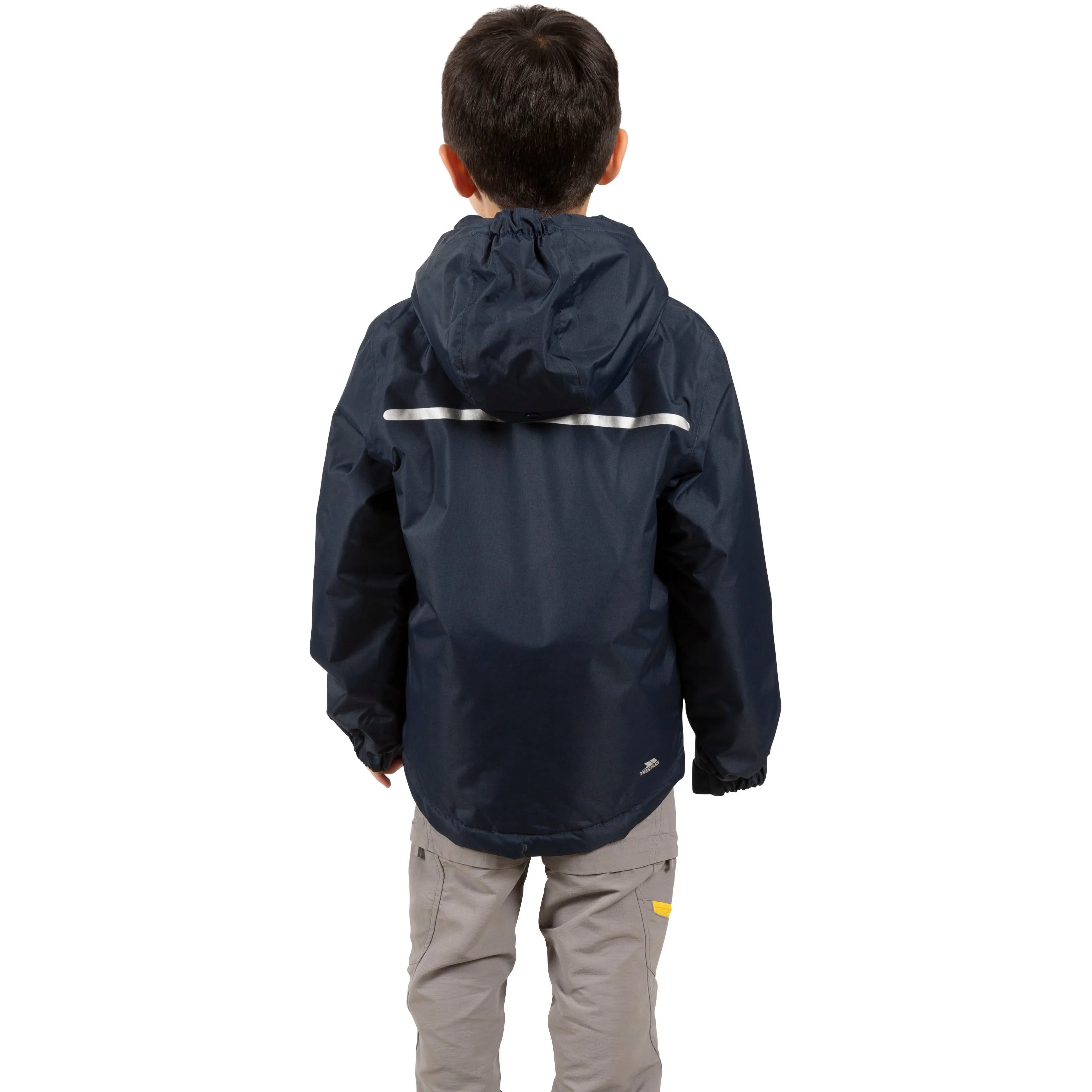 Rudi Boys' Padded Waterproof Jacket in Navy