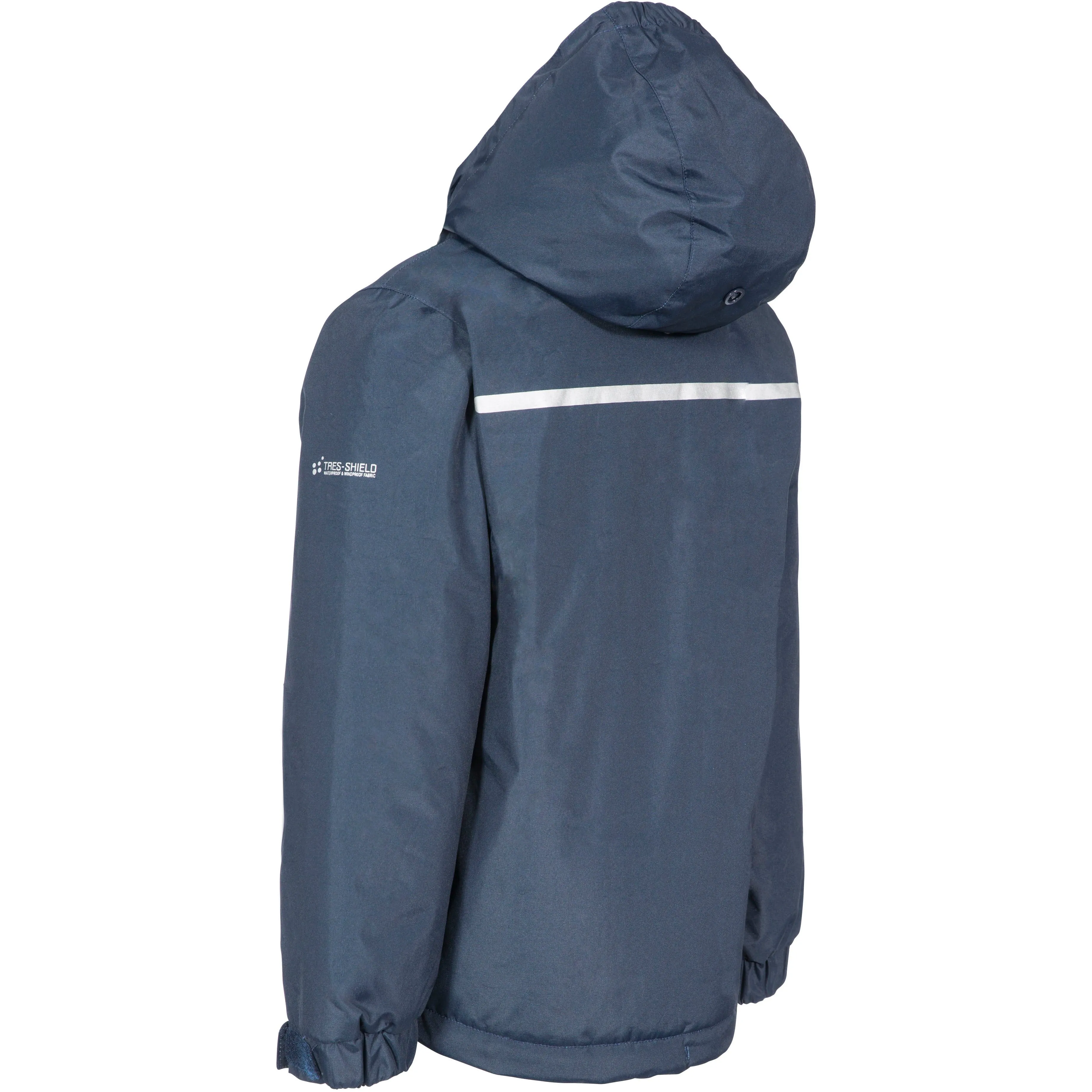 Rudi Boys' Padded Waterproof Jacket in Navy