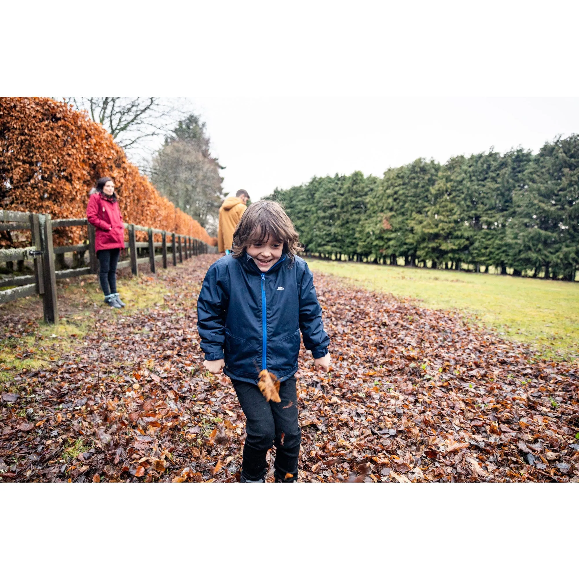 Rudi Boys' Padded Waterproof Jacket in Navy