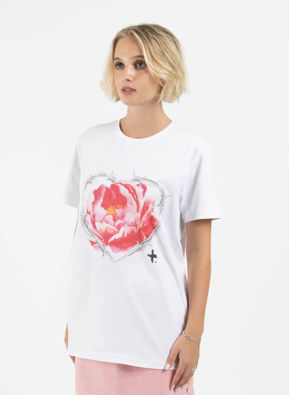 Rush Tee - Caged Rose