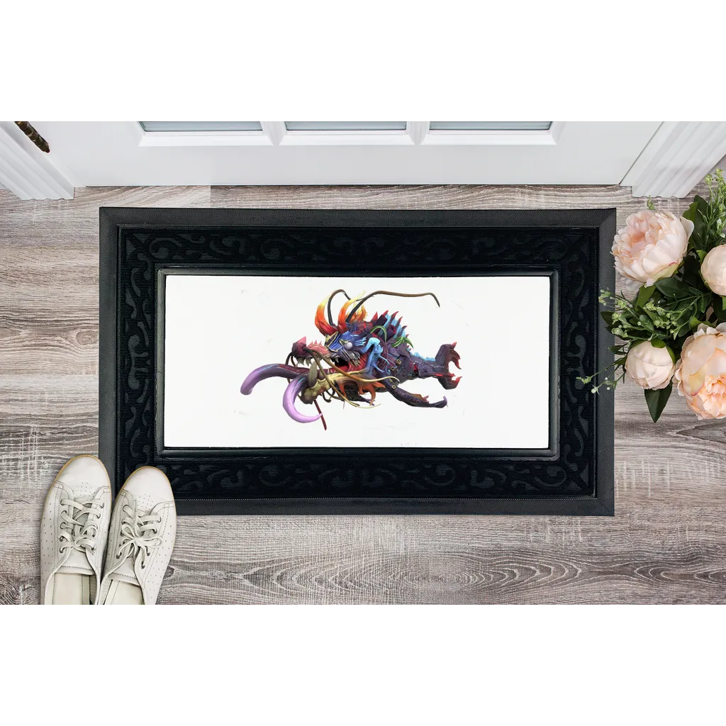 Ryuuk the Fish Dragon God Sublimation Heavy Duty Door Mat