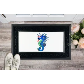 Scribblers the Seahorse Sublimation Heavy Duty Door Mat