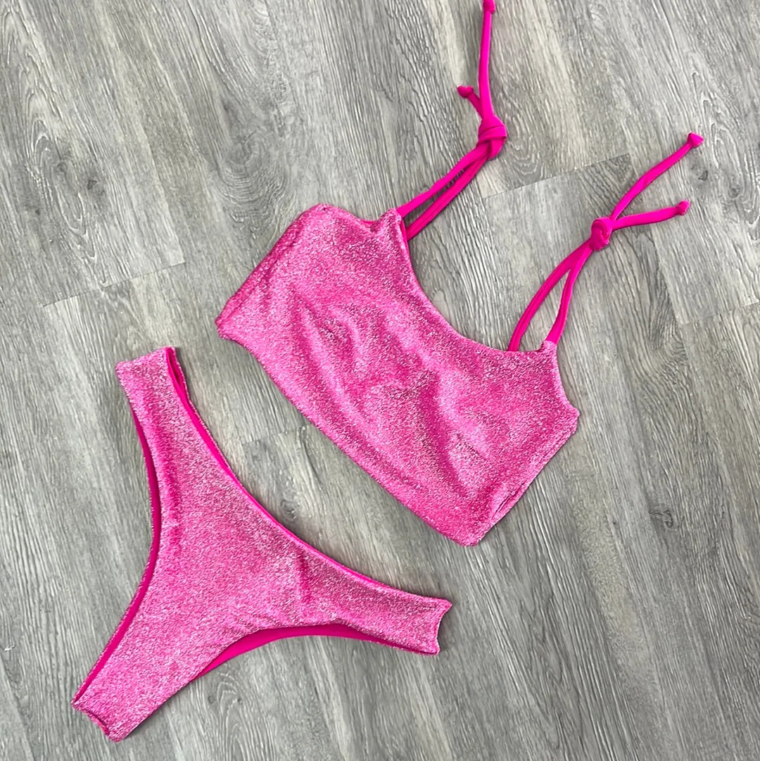 Shimmer Pink Scoop Bottoms