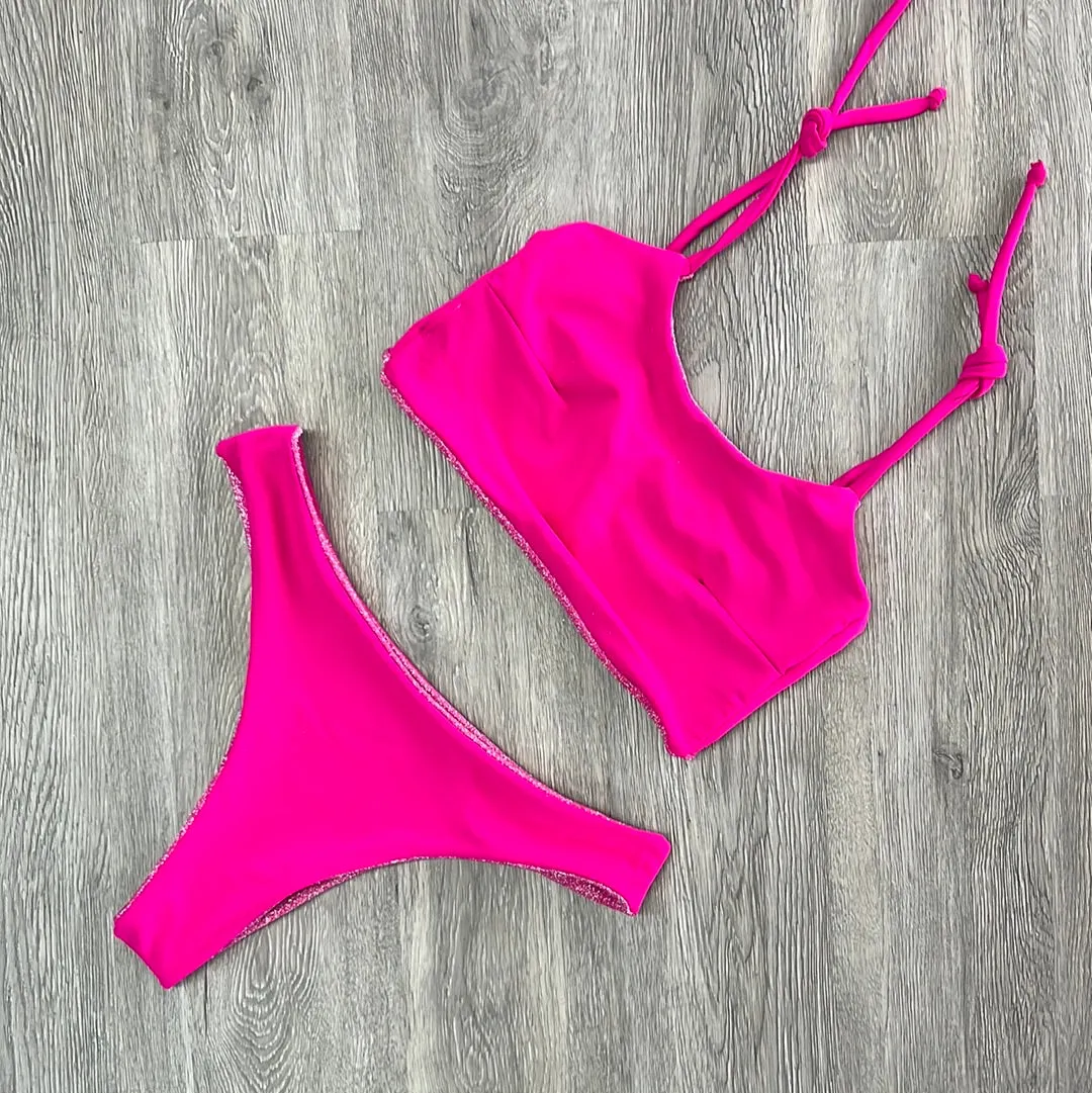 Shimmer Pink Scoop Bottoms