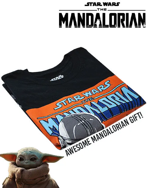 Star Wars The Mandalorian T Shirt Mens Baby Yoda Adults Gift Top