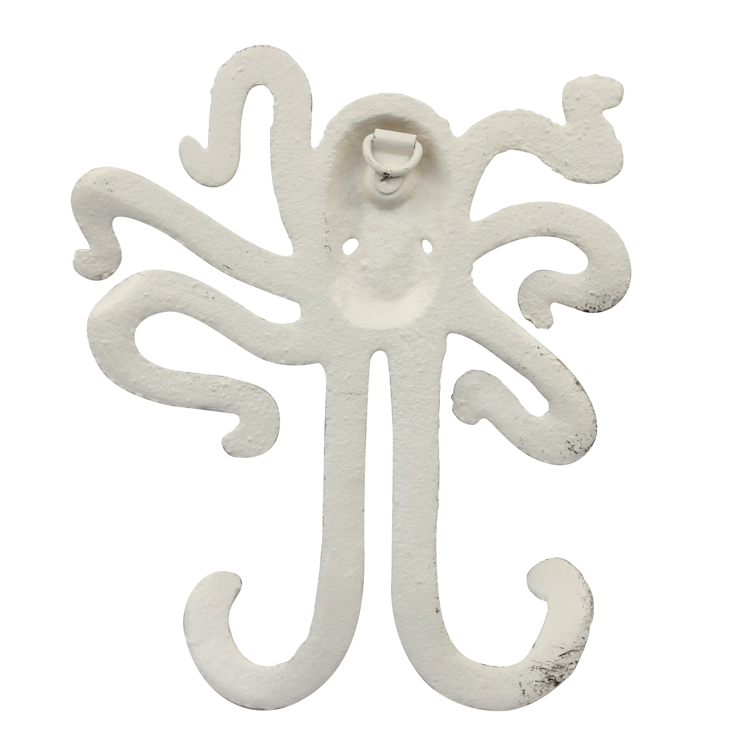 Stonebriar Decorative Cast Iron Octopus Double Wall Hook