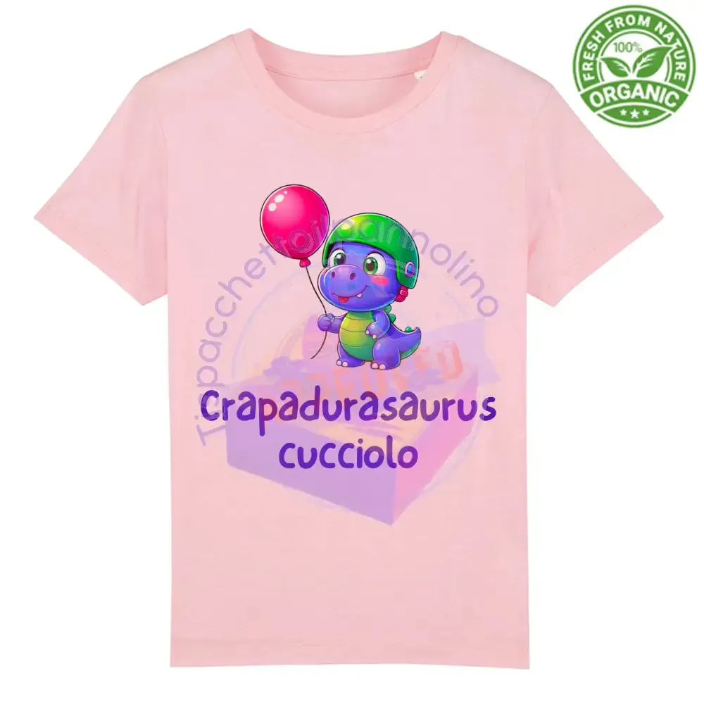 T-Shirt Baby Premium crapadurasaurus cucciolo baby t-shirt in cotone bio