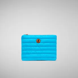 Unisex Solane Pouch in Fluo Blue