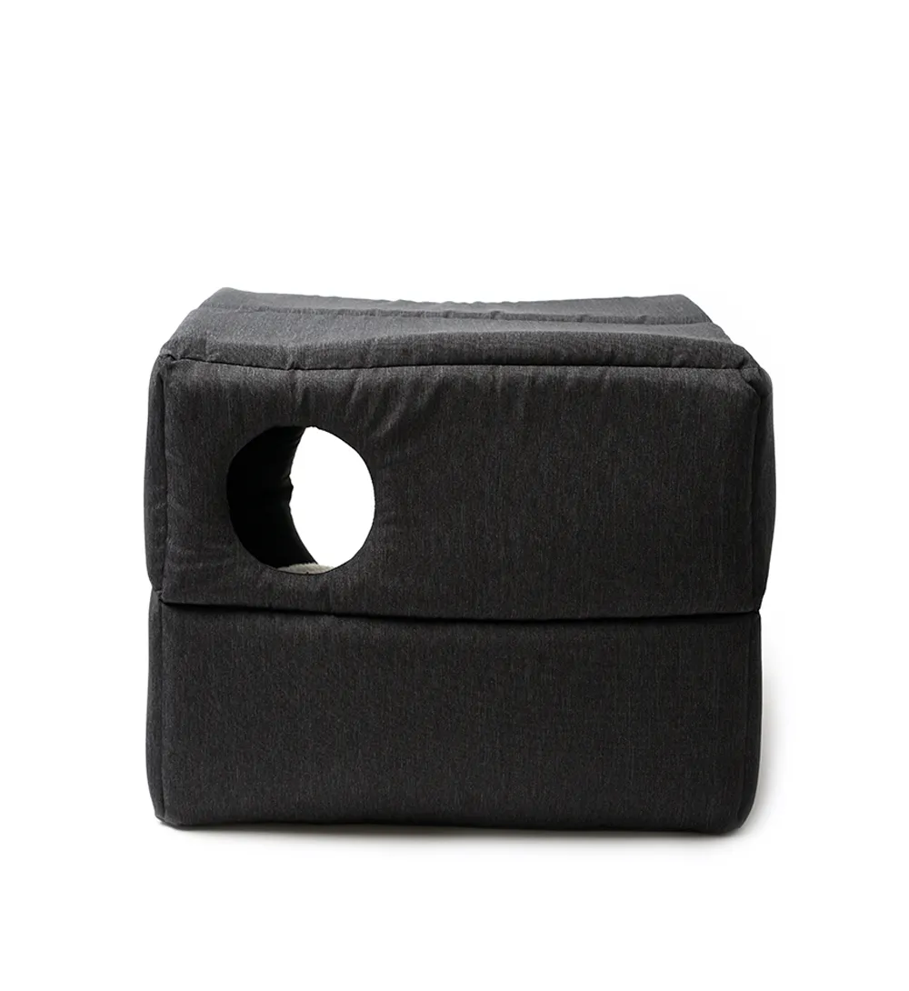 Water Resistant Dog Cube Grey