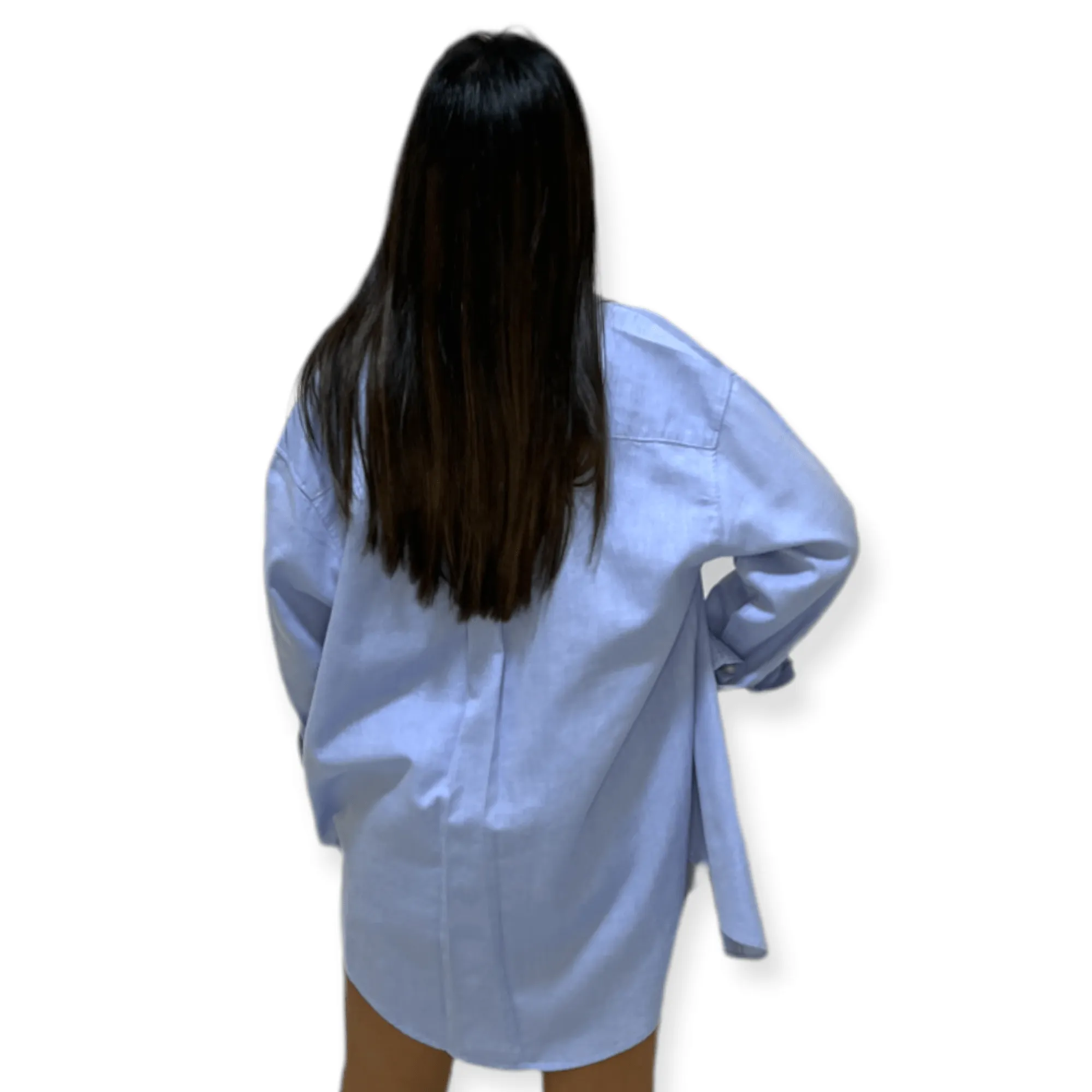 Women (OverSized / Long) Shirt - Baby Blue