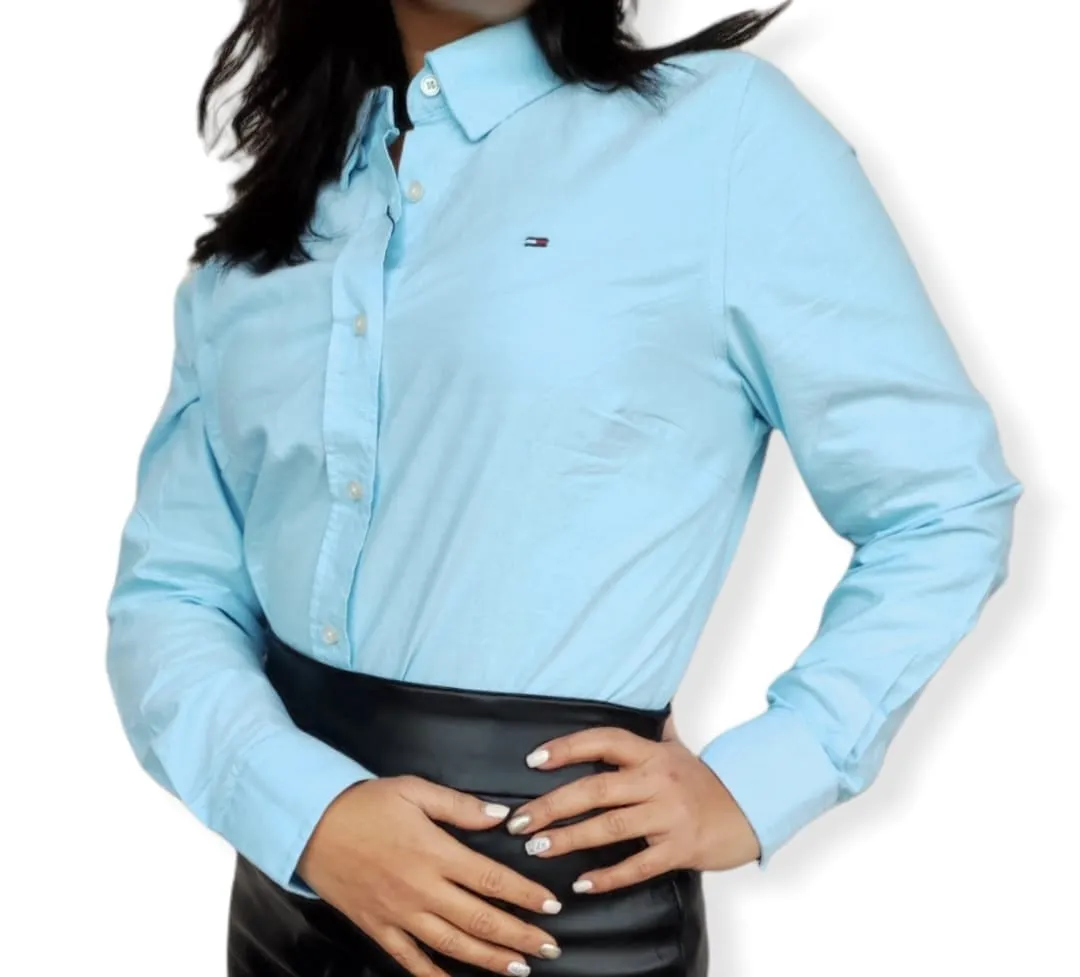 Women TH Shirt - Baby Blue