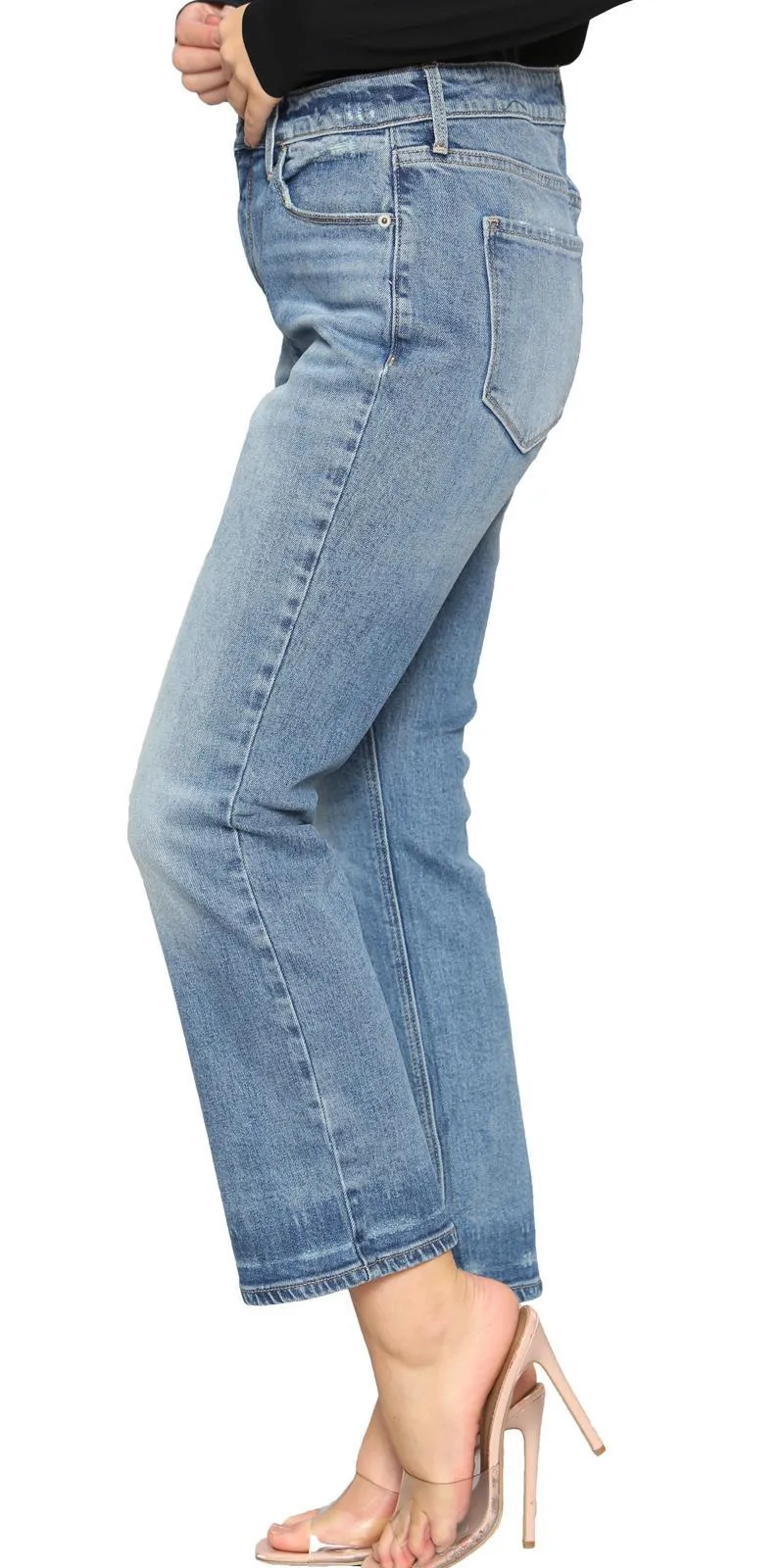 Womens Jeans 0014B Mid Blue